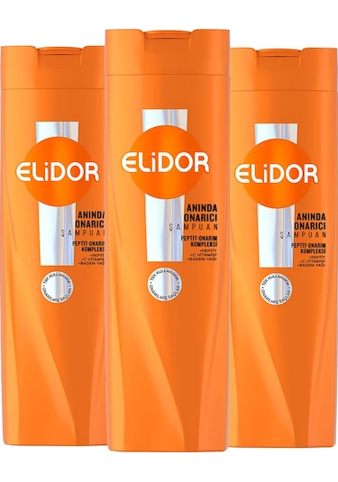 Elidor Anında Onarıcı Bakım Şampuanı 3 x 400 ML