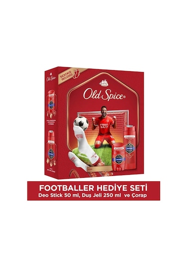 Old Spice Captain Footballer Set Deo Stick 50 Ml+duş Jeli 250 Ml+çorap