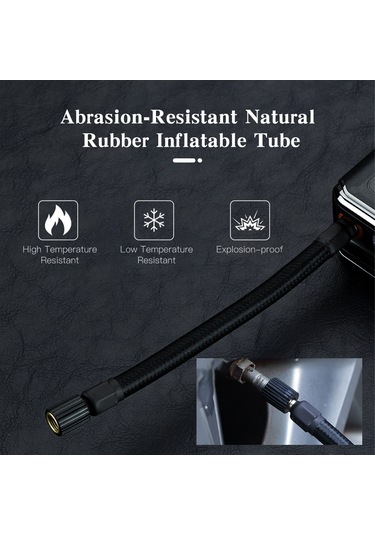 Ranyeek Kablosuz Akıllı Lastik Şişirme Cihazı - Otomatik Durdurmalı Taşınabilir Hava Kompresörü