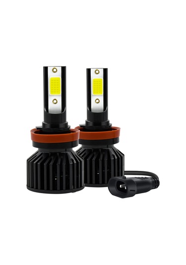 Geeksen H11 Arayüzlü 6000k Soğuk Beyaz Led Araç Farı Seti - 8000lm Parlaklık, Ip67 Su Geçirmez, Fanlı Soğutma, Plug & Play