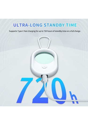 Ximistore9 T02 Beyaz Akıllı Otel Gizli Kamera Tespit Cihazı, İki Pil İle 30 Gün Bekleme Süresi, Tüm Yönlü Kızılötesi Tarayıcı