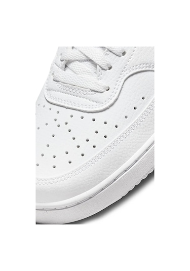 Nike Court Vision Lo Nn Kadın Sneaker Ayakkabı Beyaz Siyah Beyaz Siyah