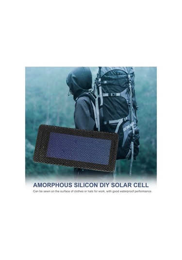 Trendooze Esnek 0.3w Güneş Paneli - Kamp Ekipmanı, Dıy Oyuncak & Lamba
