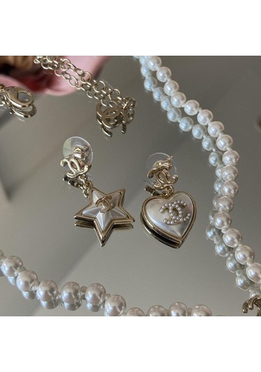 İncili Vintage Gold Çelik Set Çok renkli