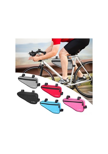 Padalink Ya409 Bisiklet Üçgen Çantası - Çok Renk Seçeneği, Hafif Ve Dayanıklı Polyester Malzeme Siyah