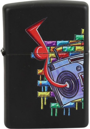 Zippo Çakmak Boom Box Grafitti Design