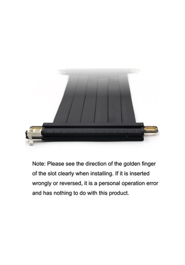 Novahub Pcı-e 3.0 16x 180 Grafik Kartı Uzatma Kablosu Adaptör, 15cm Uzunluk