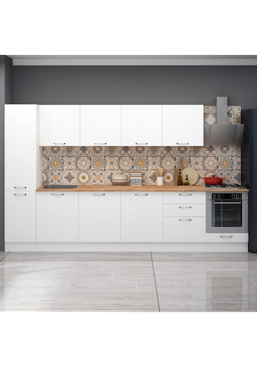 Fly180498-340 Cm Filipa Ank Modüllü Ve Boy Dolaplı Mutfak