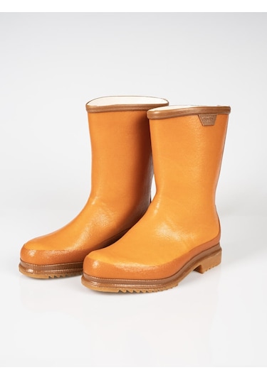 Kocamanlar Derby Krep Kauçuk Kaymaz Soğuk Su Geçirmez İş Ve Av Botu Çizmesi Turuncu