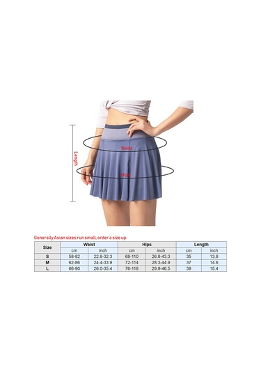 Skycity Spor Etek Şort: Nefes Alabilen, Hızlı Kuruyan, Yüksek Belli Antrenman Eteği Cep Detaylı SiYAH