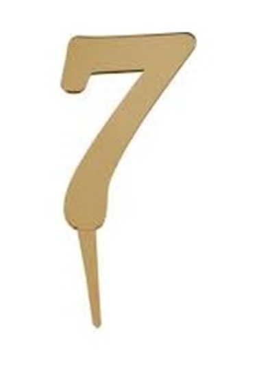 Gold Aynalı Pleksi (A - Z) Harf veya rakam (11Cm x 6 Cm) 1 Adet