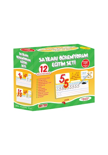 Diytoy Eğitici Öğretici Sayıları Öğreniyorum Eğitim Seti 67 Parça