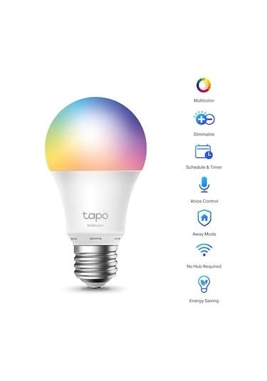 Tapo L530E(2-pack) Akıllı Wi-Fi Ampul , Çok Renkli
