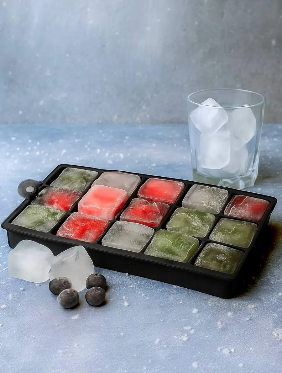 Vesna Krasna Kapaklı Silikon Buz Kalıbı 199546210 Siyah