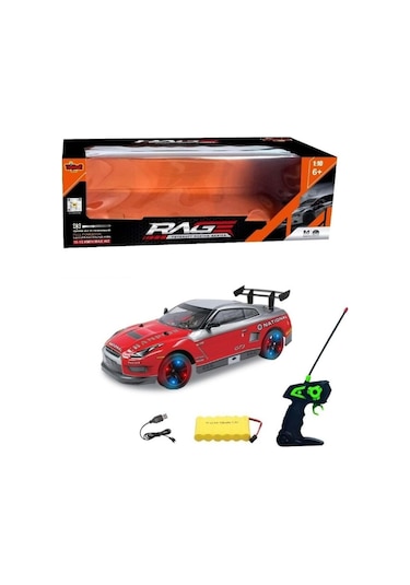 Toycraft Racerx 1:10 Ölçek Uzaktan Kumandalı Yüksek Hızlı Yarış Arabası 10 15 Km/h - Kırmızı