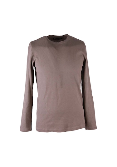 Trender O Yaka Waffle Vizon Erkek Sweatshirt 5073-2 Vizon