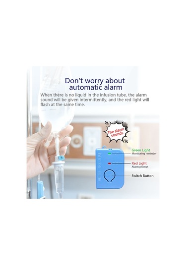 Sones 5 Adet Bjysy-001 İnfüzyon Hatırlatma Alarm Sensörü Monitörü Hastane Güvenliği Mor