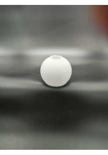 Küçük Avize Camı.beyaz Çap:10.00cm-duy Yuvası:3.00cm E.14 Mat - Süt Beyaz