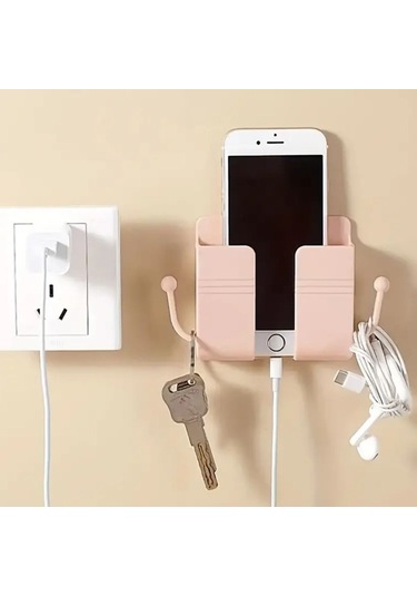 Duvar Tipi Yapışkanlı Kablo Tutuculu Telefon,kumanda Tutucu Plast Diğer
