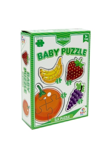 Lc7227 Laço. Baby Puzzle Meyveler Ilk Puzzle / +12 Ay