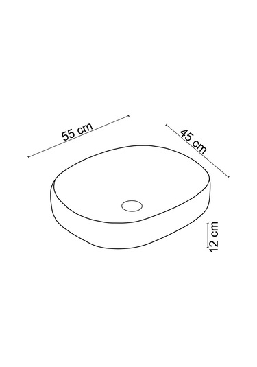Ey-4712ms Tezgah Üstü Lavabo Mat Siyah