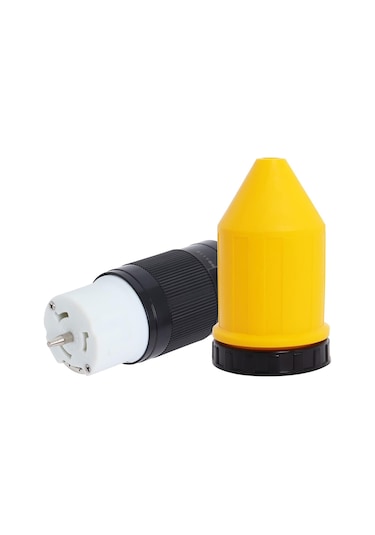 Xurunkeji Koruyucu Kapaklı 50amp Büküm Kilitli Dişi Fiş, 50 Amp Jeneratör Konnektörü, 125v/250v Jeneratör Fişi