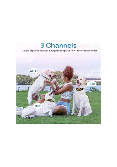 Zilinn Büyük Köpek Eğitim Tasması, Elektrik Şoku, Uzaktan Kumandalı E-yaka, 4 Eğitim Modu, Bip, Titreşim