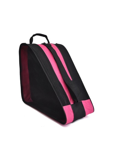 Moveevo Pembe Çocuk Paten Çantası Geniş Bölmeli Ve Aksesuar Saklama İmkanı Pembe