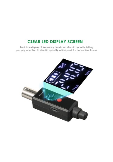 Xindoker Kablosuz Aktarım Sistemi - Mikrofon Ve Enstrüman Dönüştürücü, Kablolu Dinamik/kondansatör Mikrofon Uyumlu, Gri Renk