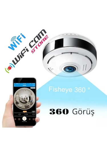 360 Görüşlü Smart Wifi Kamera