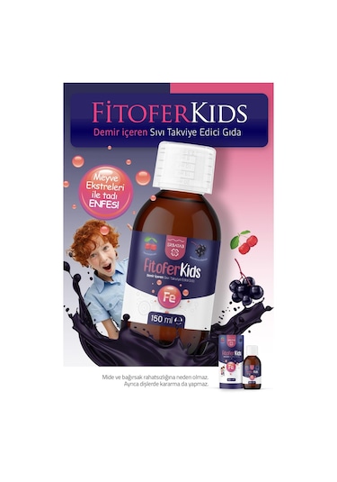 Fitofer Kids Çocuk Demir Takviyesi 150 ML