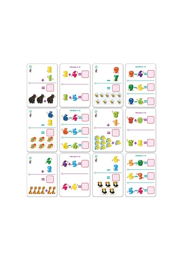 Circle Circle Toys Sayılar Yaz Sil Aktivite Kartları