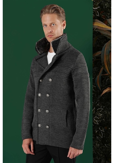 02 Slim Fit Antrasit Spor Kaban Antrasit