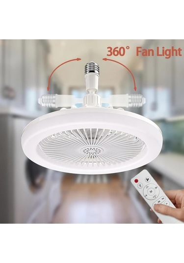 Dashanshop Xbate 2si 1 Arada Cok Fonksiyonlu Tavan Fani Isik Ve Renk Degistirme 25.4cm Beyaz Gri 50w