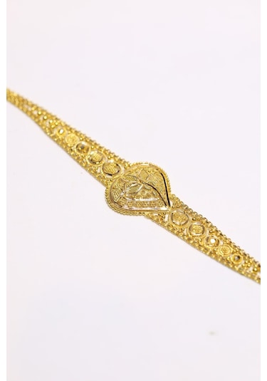 Yenigün Kuyumculuk 14 Ayar Altın Hint Işi Cimarlı Bileklik