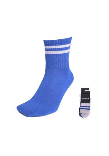Spt 2'li Unisex Mavi Günlük Stil Çorap 25yuc001-byzmvı 1738476 Mavi