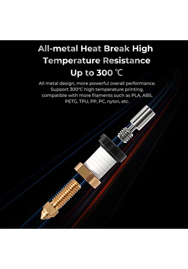 Tenfowee "yüksek Performanslı Seramik Isıtıcı Nozul Seti - K1/k1 Max Uyumlu, 300 C'ye Dayanıklı"