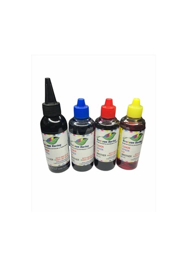 Canon Pixma G3410 Uyumlu Uyumlu Mürekkep 4 Renk 100 Ml