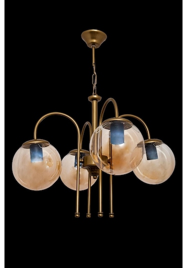 Baston 4'lü Avize Bal Eskitme - Bal Cam