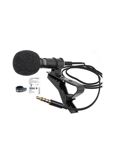 Klipsli Yaka Mikrofonu - Kompakt Yaka Mikrofonu, Taşınabilir