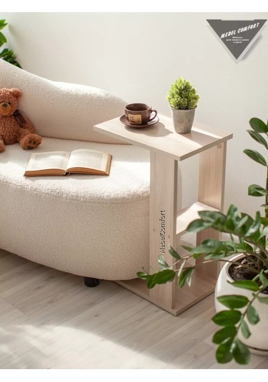 Mebelcomfort Yan Sehpalı Sehpa 215105138 Açık Yasen Shimo