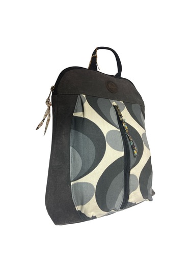 Vintage Kanvas Renkli Otantik Günlük Gezi Seyahat Sırt Çantası Lucas Bag 30 Cm X 37 Cm Siyah