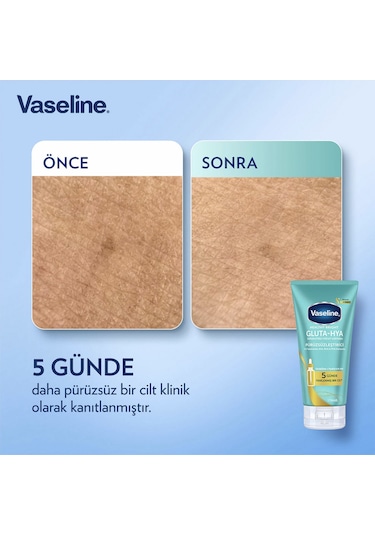 Vaseline Gluta-hya Serum Etkili Vücut Losyonu Pürüzsüzleştirici 170 Ml