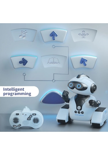 Mini Rc Robot Algılama Cady Wıda Akıllı Oyuncak Programlama Eğitim Müzik Dans White Robot 1704v