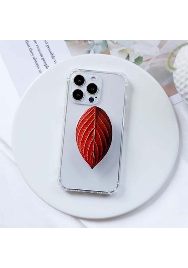 Muduan K001 Soket Katlanır Kavrama Tok Pretty Yaprak Akrilik Telefon Tutucu İphone Uyumlu13 Evrensel Telefon Braketi Griptok Standı Renkli Direksiyon Bjekph