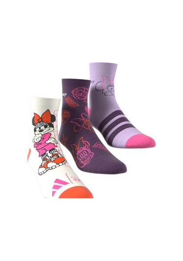 Adidas Lk Dy Mı 3pp Minnie Mouse Çocuk Çorap Jm1826 Cok Renklı