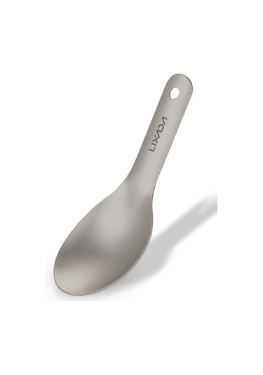 Ranyeek Hafif Titanyum Kısa Saplı Kaşık, Mat Sonuç, Dışarıda Ve Evde Kullanım, 117mm, 15g Çok Renkli