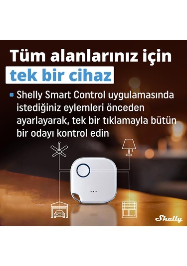 Shelly BLU Button1 Kablosuz Buton