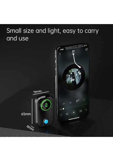 Xindoker "t3 Kablosuz Bluetooth 5.0 Verici & Alıcı - Mikrofonlu, Çift Bağlantı, 7 Saat Pil" Gri