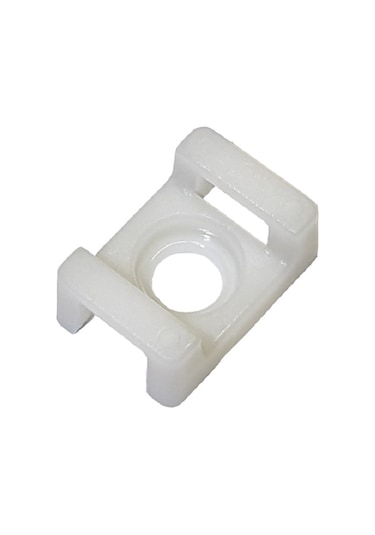 Gwest Vidalı Kroşe 23 x 16 x Ø10mm - Beyaz - 50 Adet